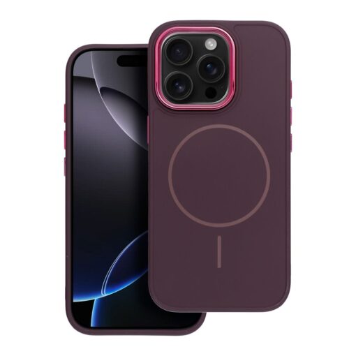 FRAME MAG COVER Case compatible with MagSafe for IPHONE 11 purple