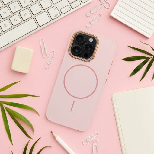 FRAME MAG COVER Case compatible with MagSafe for IPHONE 12 powder pink – Bild 4