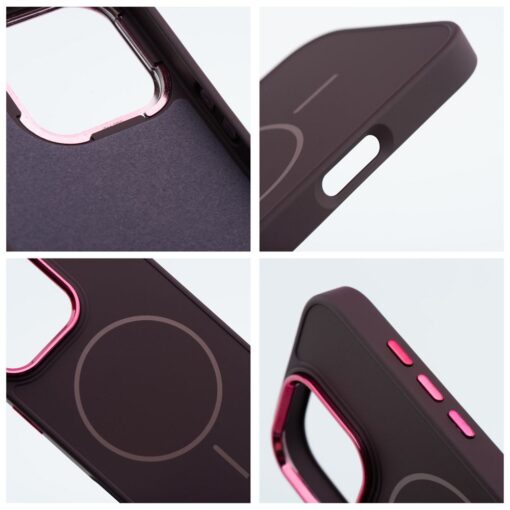 FRAME MAG COVER Case compatible with MagSafe for IPHONE 12 purple – Bild 3