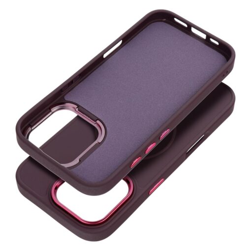 FRAME MAG COVER Case compatible with MagSafe for IPHONE 12 PRO purple – Bild 5