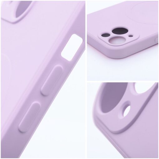 SILICONE MAG COVER (großes Loch) kompatibel mit MagSafe für IPHONE 17 rosa – Bild 4