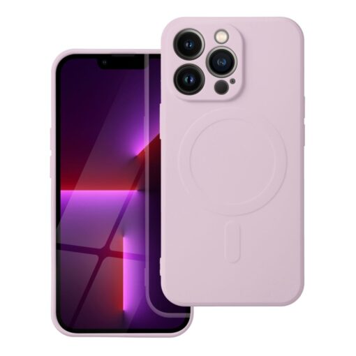 SILICONE MAG COVER (großes Loch) kompatibel mit MagSafe für IPHONE 17 Pro Max rosa