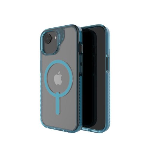 ZAGG case SANTA CRUZ SNAP compatible with MagSafe for IPHONE 13 / 14 / 15 / 16e blue