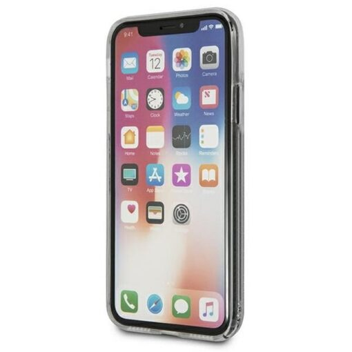 Echtes GUESS Case GUOHCPXGLHFLGO für iPhone X / Xs (Charms 2 Liquid Glitter / Gold) – Bild 9