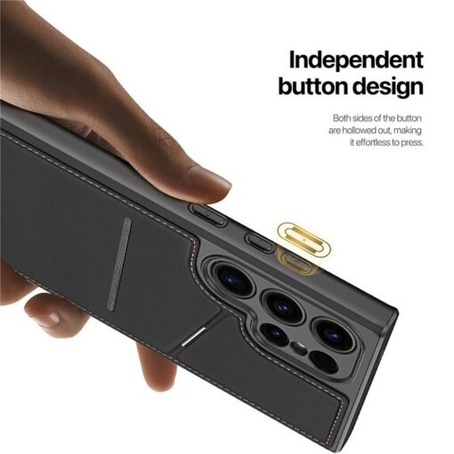 DUX DUCIS RAFI II MAG Handyhülle mit Ständer kompatibel mit MagSafe für SAMSUNG S24 Ultra schwarz – Bild 6