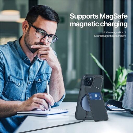 DUX DUCIS RAFI II MAG Handyhülle mit Ständer kompatibel mit MagSafe für IPHONE 13 / 14 schwarz – Bild 13