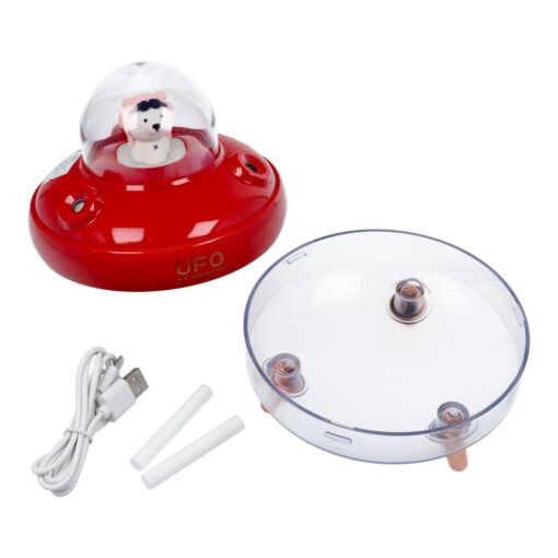 UFO Aromatherapie Luftbefeuchter/Diffusor rot – Bild 5