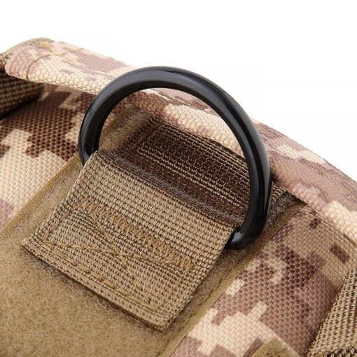 Dog harness TACTICAL size S brown – Bild 3