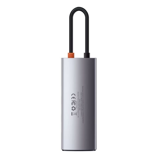 BASEUS adapter HUB 5in1 Type C CAHUB-CX0G 0,15 m gray – Bild 3