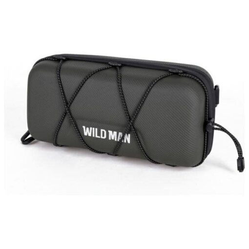 WILDMAN traveling bag for bike handlebars with zipper 2L GD8 green