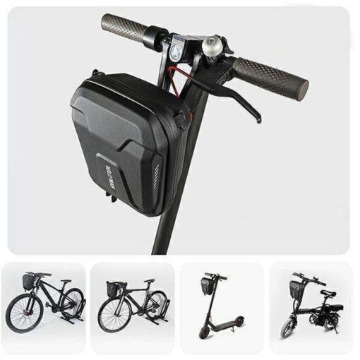 WILDMAN traveling bag for bike handlebars with zipper 3L E8 black – Bild 4