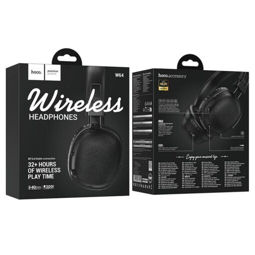 Wireless headphones Hoco W64 black – Bild 7