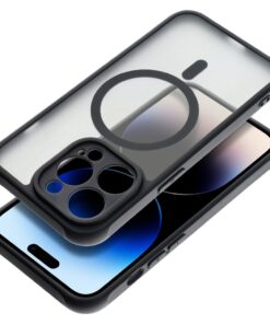 FULL MATTE MAG COVER Handyhülle kompatibel mit MagSafe für SAMSUNG A07 schwarz