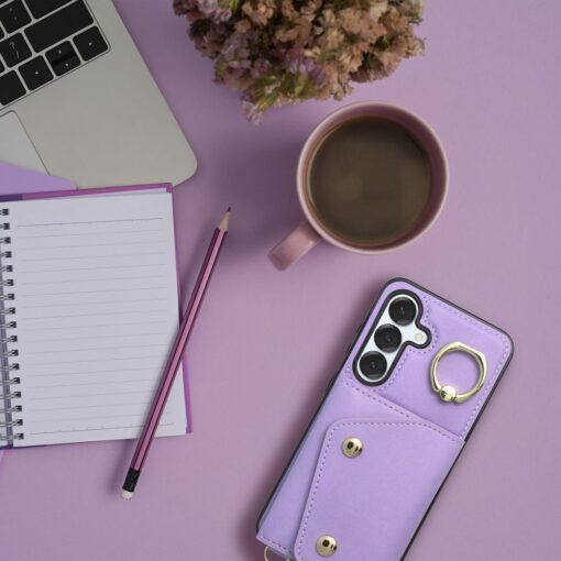 Wallet Case WONDER for SAMSUNG S25 EDGE lilac – Bild 6