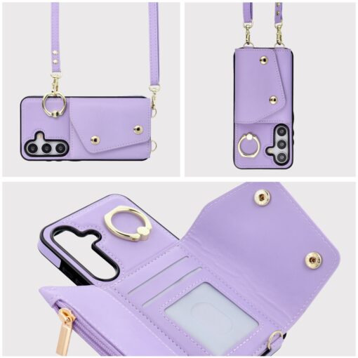 Wallet Case WONDER for SAMSUNG S25 EDGE lilac – Bild 7