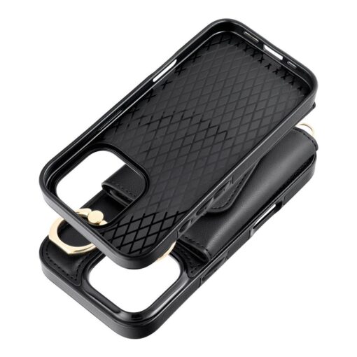 Wallet Case WONDER for IPHONE 13 black – Bild 4