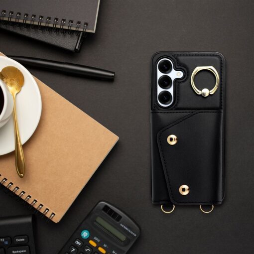 Wallet Case WONDER for SAMSUNG A16 5G black – Bild 6