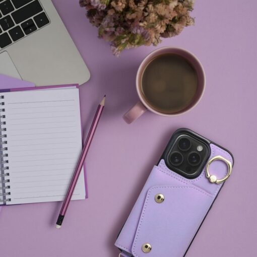 Wallet Case WONDER for IPHONE 16 lilac – Bild 6