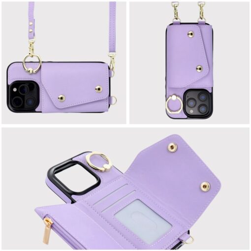 Wallet Case WONDER for IPHONE 16 lilac – Bild 7