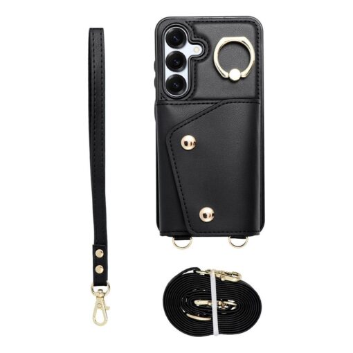 Wallet Case WONDER for SAMSUNG A36 5G black – Bild 5