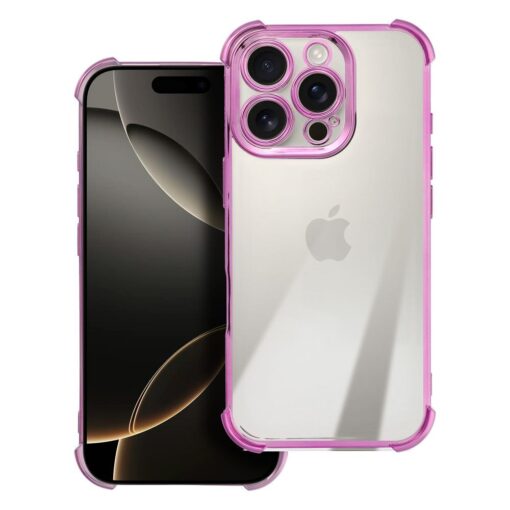 Case ANTISHOCK ELECTRO for SAMSUNG S25 FE pink