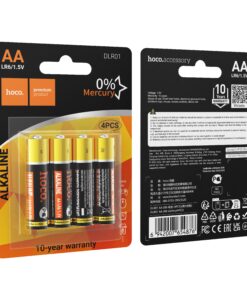 Alkaline battery R6 (AA) Hoco DLR01 4 pcs