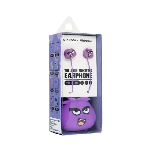 Earphones JELLIE MONSTER Tiger YLFS-01 Jack 3,5mm purple – Bild 5