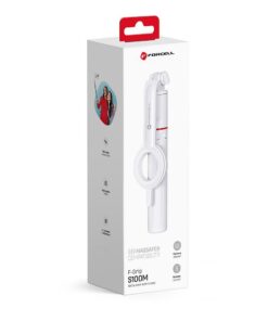 FORCELL F-GRIP MagSelfie S100M Selfie-Halter mit drahtloser Fernbedienung weiß