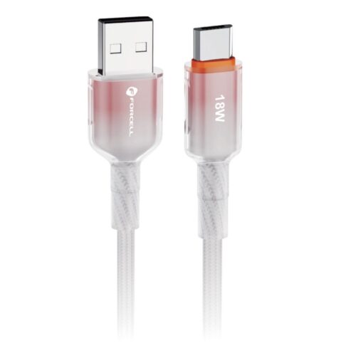 FORCELL F-ENERGY C351 cable USB A to Micro USB QC3.0 2,4A 18W Gradient 1 m white – Bild 9