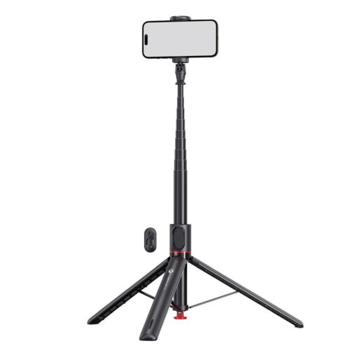 FORCELL F-GRIP F170XL automatic selfie stick with remote controler tripod black – Bild 11
