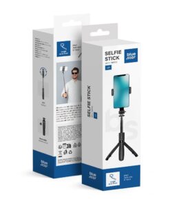 BLUE STAR selfie stick with wireless remote control tripod L21 black