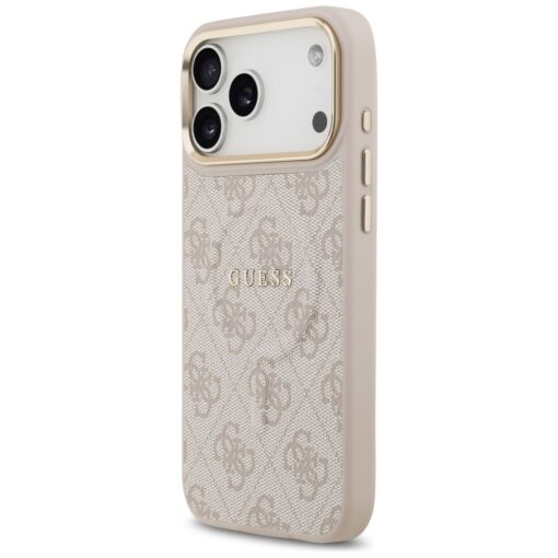 GUESS case for IPHONE 17 Pro Max compatible with MagSafe GUHMP17XP4MSEGCP (PU 4G W/ Classic) pink – Bild 3