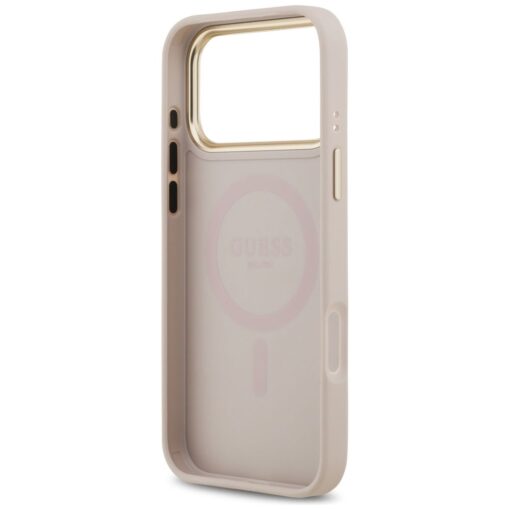 GUESS case for IPHONE 17 Pro Max compatible with MagSafe GUHMP17XP4MSEGCP (PU 4G W/ Classic) pink – Bild 6
