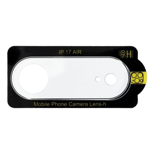 5D Full Glue Gehärtetes Glas für Kamera - für iPhone 17 Air Transparent