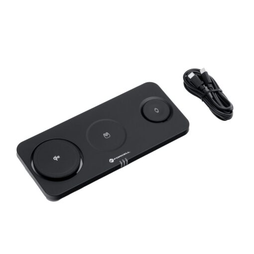 FORCELL F-ENERGY MagNetix 3w1 Qi2 20,5W wireless charger compatible with MagSafe black – Bild 5
