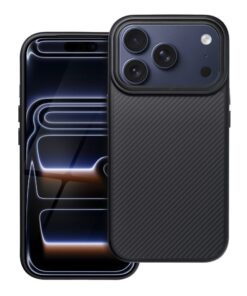 Carbon Elite Mag Cover compatible with MagSafe for IPHONE 17 PRO black