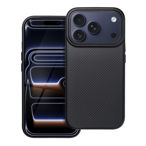 Carbon Elite Mag Cover compatible with MagSafe for IPHONE 17 PRO black