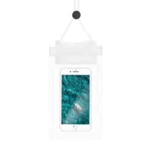 WASSERDICHTES UNIVERSAL-ETUI mit Reißverschluss, weiß