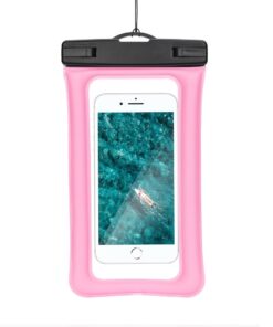 WASSERDICHTES AIRBAG-ETUI Universal mit Plastikverschluss – Rosa