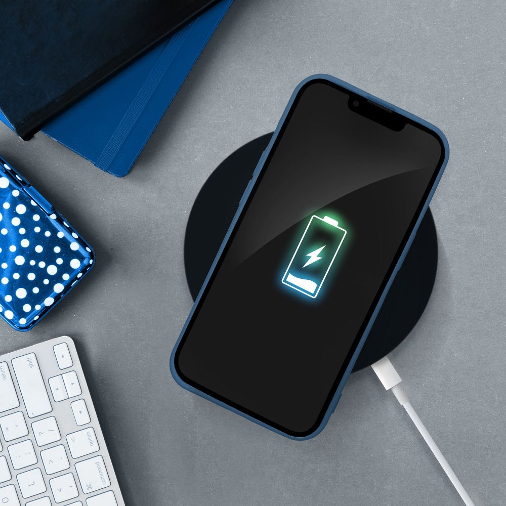 Silikonhülle für Xiaomi Redmi Note 14 5G in Blau – Bild 9