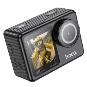 HOCO Dual-Display Sportkamera 1,3" + 2" 4K/30fps DV101 Schwarz