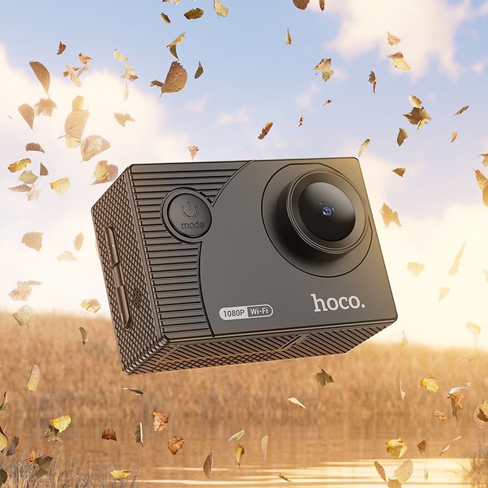 HOCO Sportkamera mit 2" 1080P/30fps Display DV100 schwarz – Bild 9