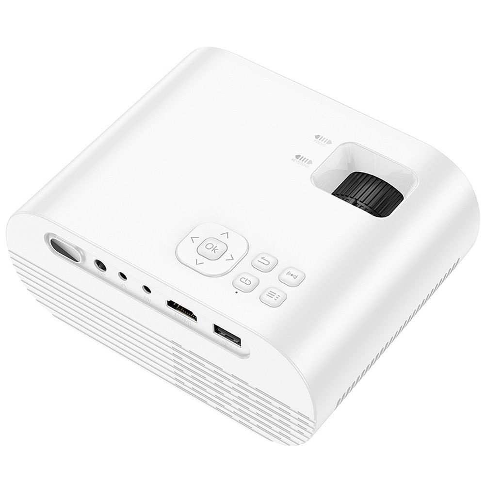 HOCO Bluetooth Wi-Fi Beamer 720P DT1 Weiß – Bild 4