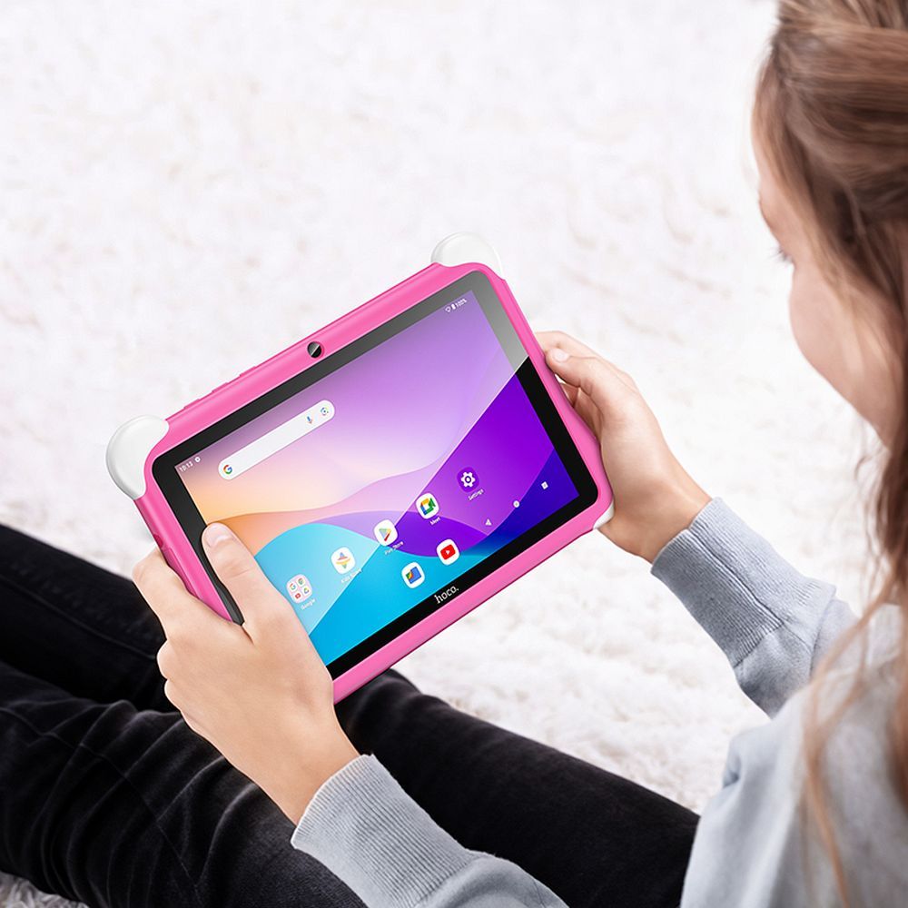 HOCO Kinder-Tablet 3GB / 32GB HD Android 14 HI10 Rosa – Bild 5