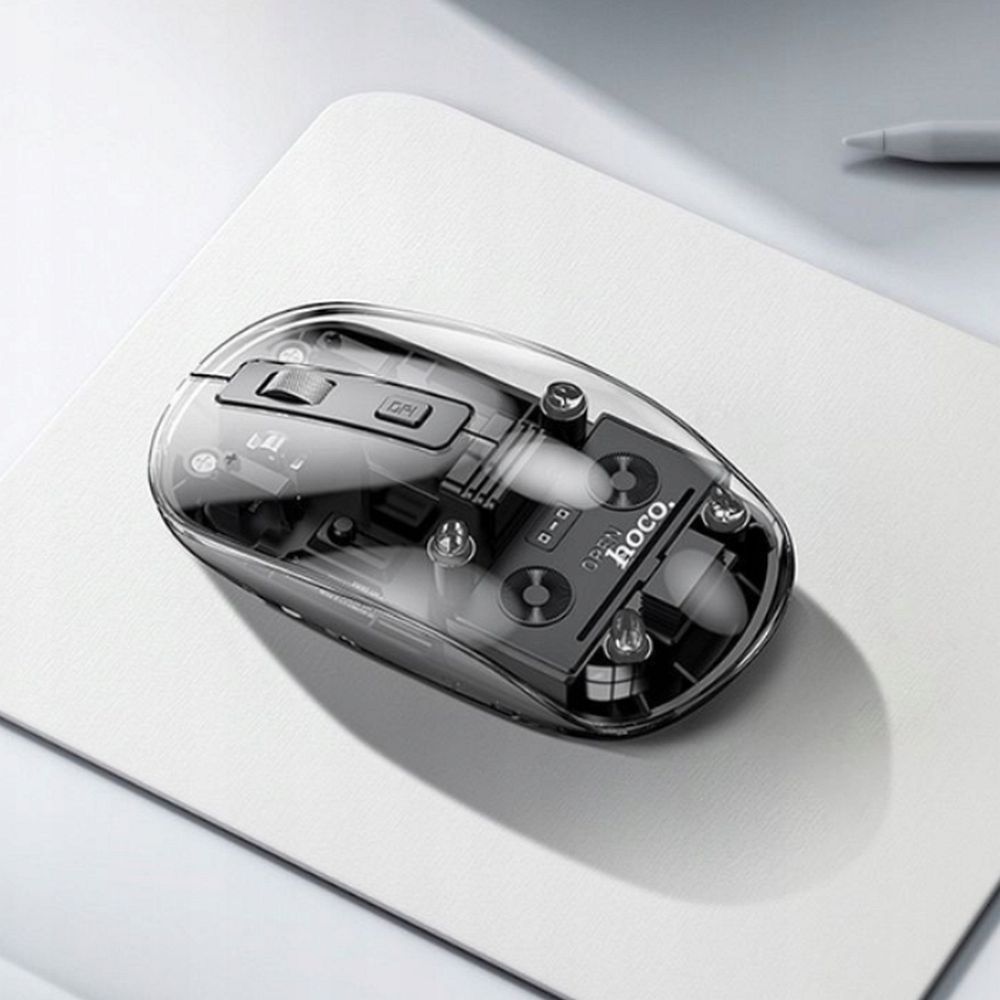 Kabellose Maus Hoco 2,4G 1600 dpi GM29 Dunkel-Nacht-Schwarz – Bild 5