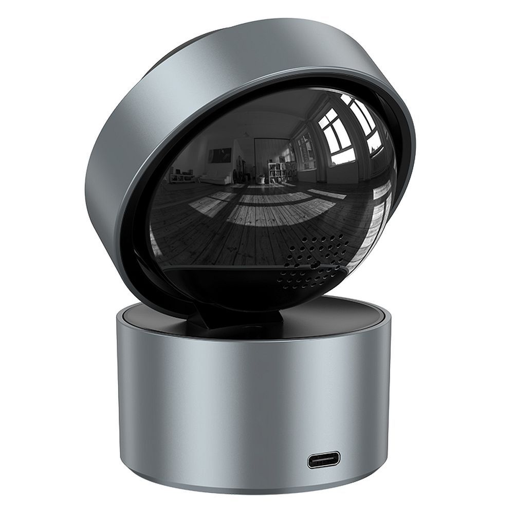 Indoor-Kamera Hoco, in zwei Ebenen verstellbar, 3MP Full HD D5 Silber – Bild 4