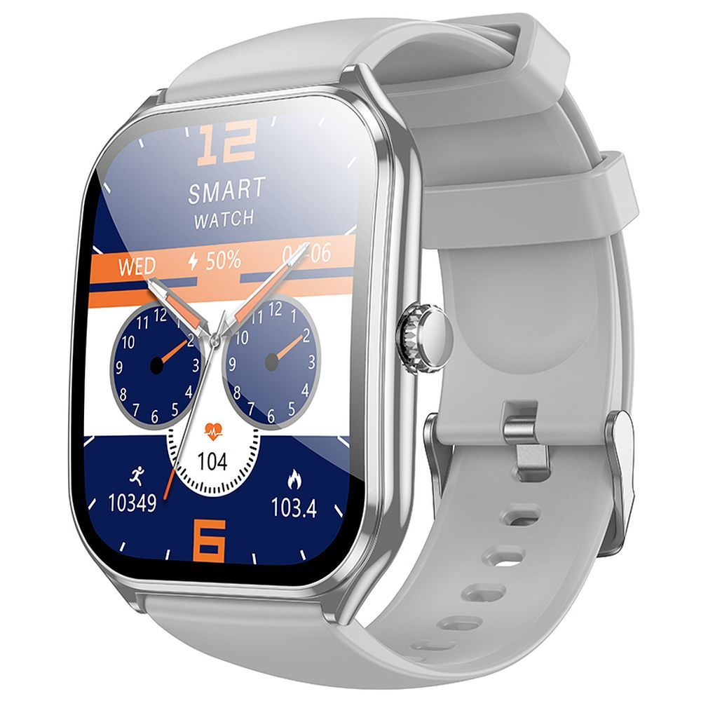Smartwatch Hoco 1,96" AMOLED IP67 mit Anruffunktion Y28 Silber