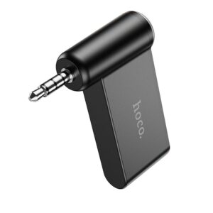 Kabelloser Autoempfänger Hoco AUX Bluetooth 3,5 mm Klinke E58 Schwarz
