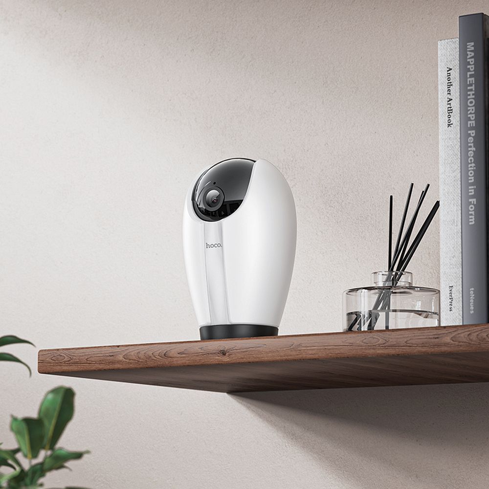 Indoor-Kamera Hoco 3MP Full HD Wi-Fi D6 Weiß – Bild 9