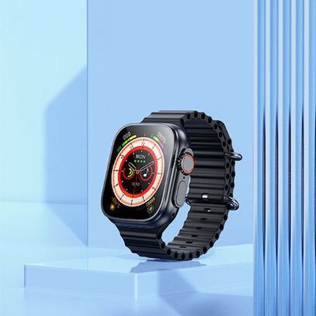 Hoco Smartwatch 1,96" TFT 4G mit Anruffunktion DYD01 Schwarz – Bild 5